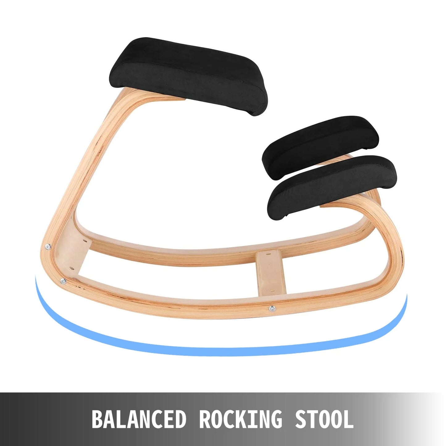 Ergonomic Kneeling Chair Beech Wood Ergonomic Kneeling Office Chair Perfect for Body Shaping and Relieving Stress