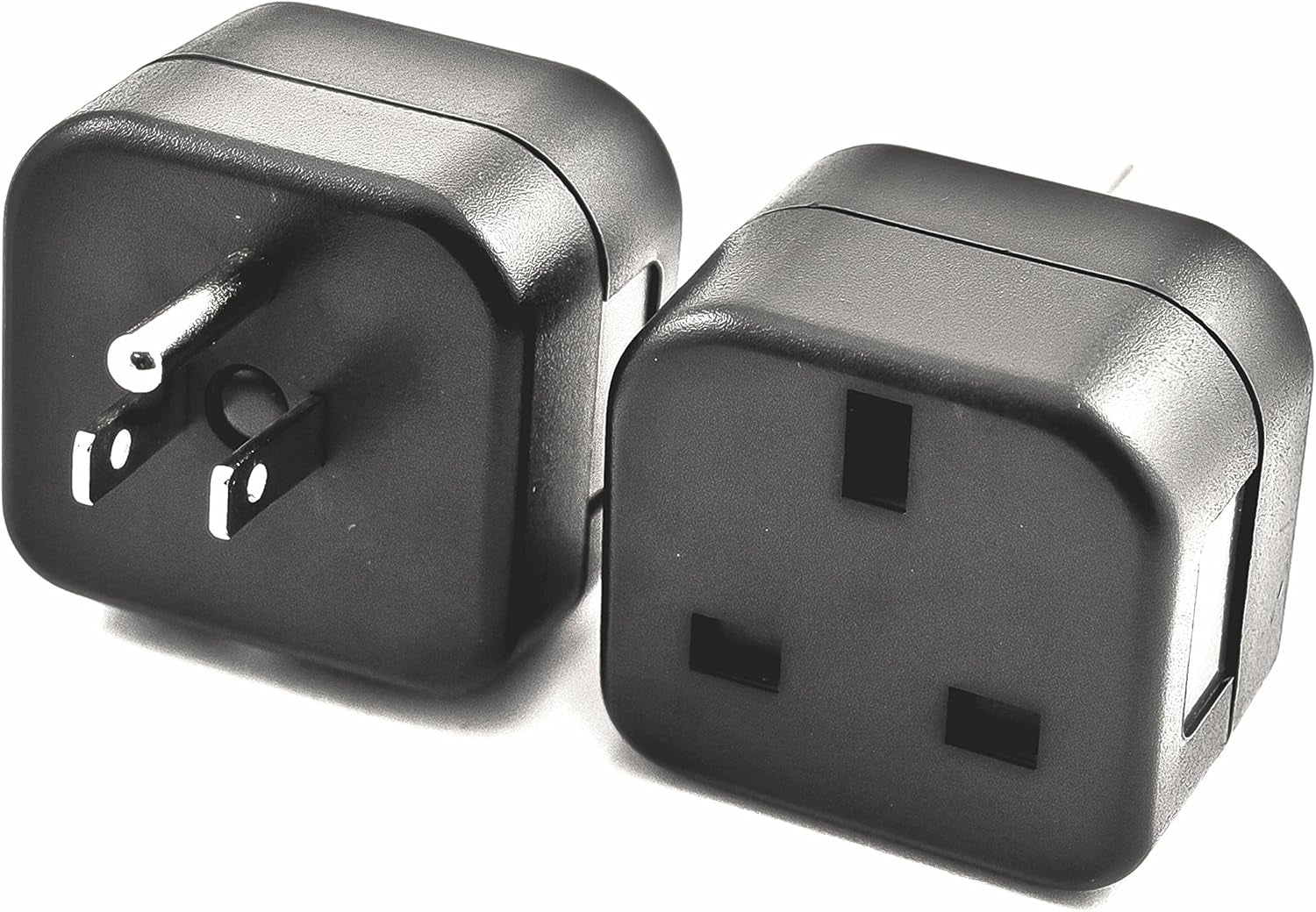 Grounded USA Plug Converts European/German Schuko Plug to American Outlets (Europe to USA/PG-13)