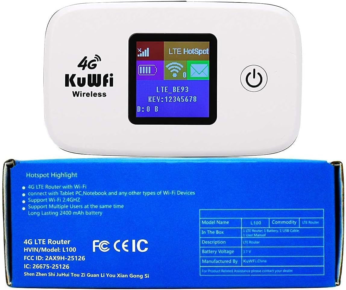 Dispositivo WIFI Router 4G Para Tener Internet Portatil Con Bateria Recargable