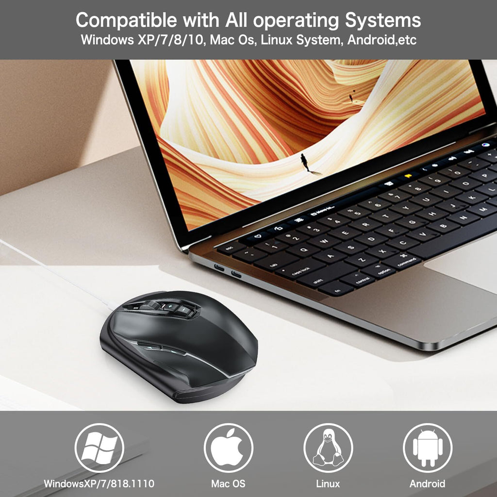 Mouse Jiggler, Ultra Slim, 20Db Quiet & Noiseless, Undetectable Mouse Mover