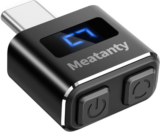 Meatanty Metal USB-C Tiny Mouse Jiggler, Mouse Mover Undetectable, Automatic