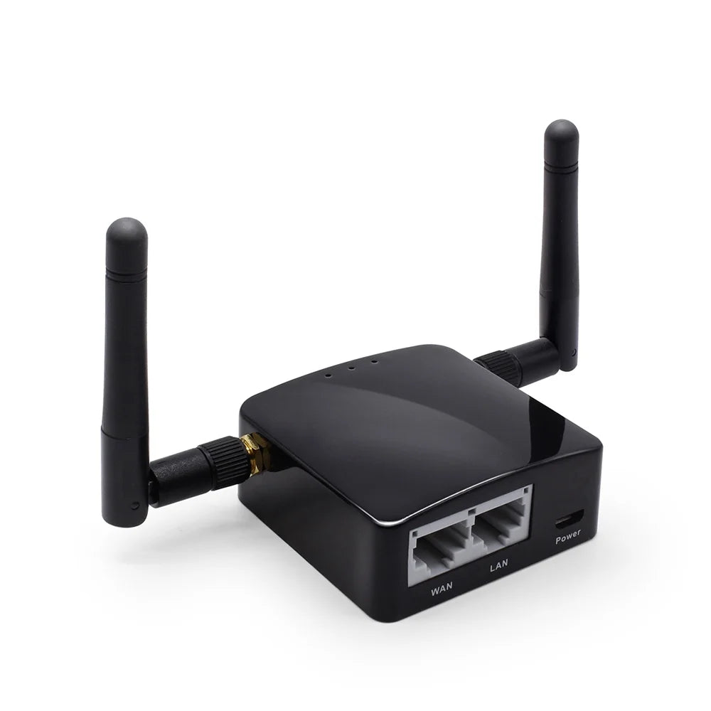 Gl-Ar300M16-Ext Portable Mini Travel Wireless Pocket Router - External Antennas | Wifi Router/Access Point/Extender/Wds | Openwrt | 2 X Ethernet Ports | Openvpn/Wireguard VPN