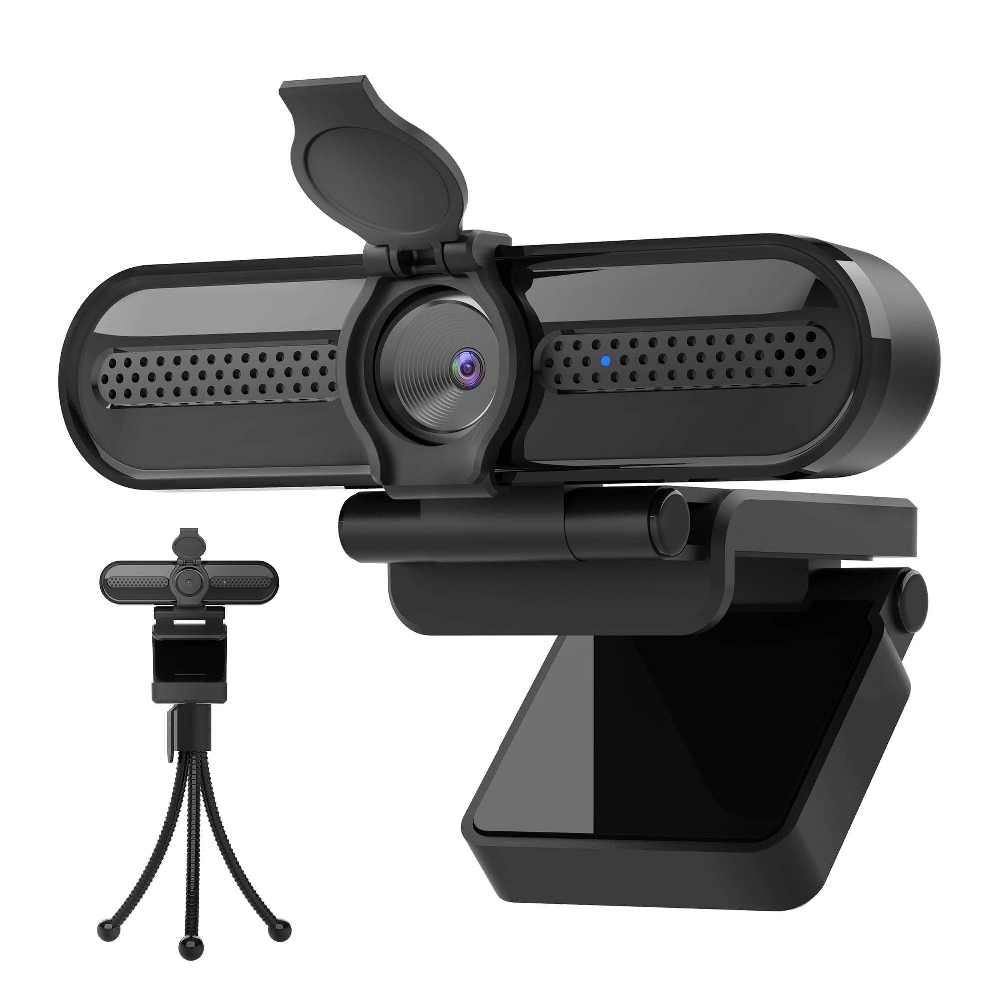 2K/1080P Webcam with 2 Microphones for Laptop Conference Streaming PC USB Web Cam Autofocus