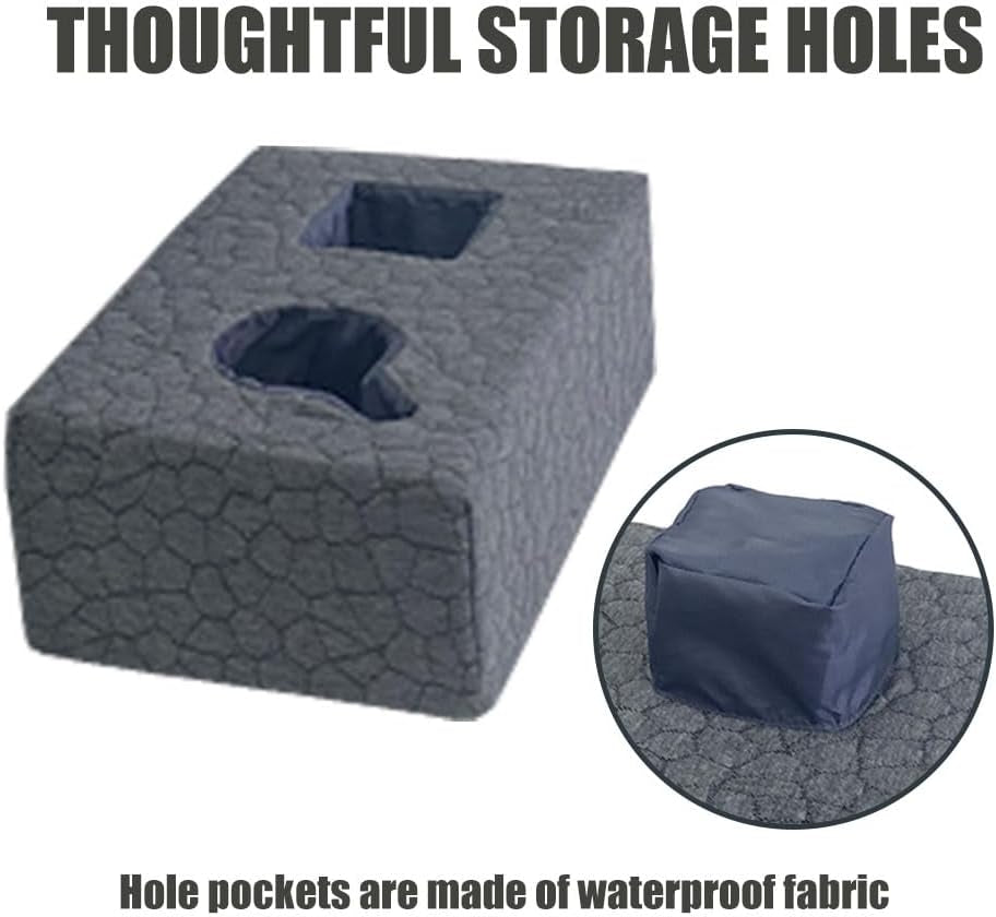 Extra Large Reading & Gaming Pillow with Coaster - Adjustable Lap Desk for Reading, Gaming, Working & Writing, Arm Rest for Adults on Bed/Sofa/Floor/Couch, Ideal for Switch Gaming