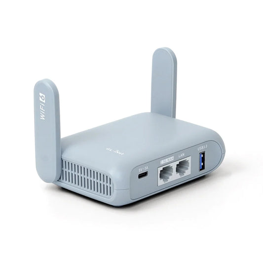 GL-MT3000 (Beryl AX) Pocket-Sized Wi-Fi 6 Wireless Travel Gigabit Router – Openvpn, Wireguard, Connect Public & Hotel Wi-Fi, Captive Portal, Repeater, Extender, Cybersecurity, Tethering, RV