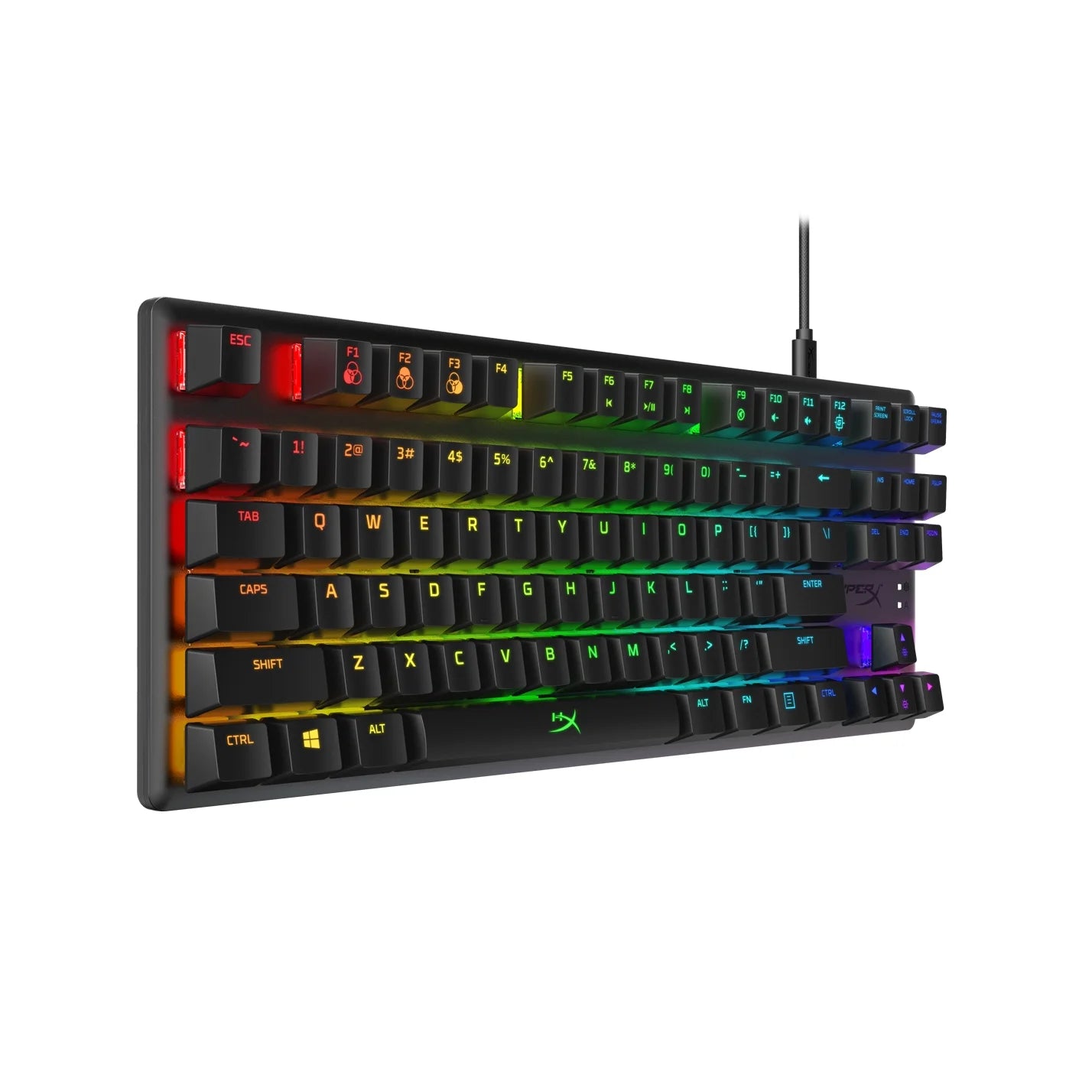 Alloy Origins Core - Tenkeyless Mechanical Gaming Keyboard, Software Controlled Light & Macro Customization, Compact Form Factor, RGB LED Backlit, Tactile  Aqua Switch