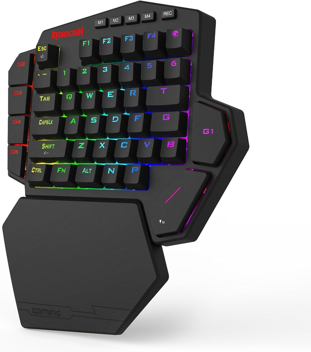 Unleash Your Gaming Potential with the K585 HE Rapid Trigger One-Handed Mechanical Keyboard - Featuring Next-Gen UltraMag Switches and a Detachable Wrist Rest