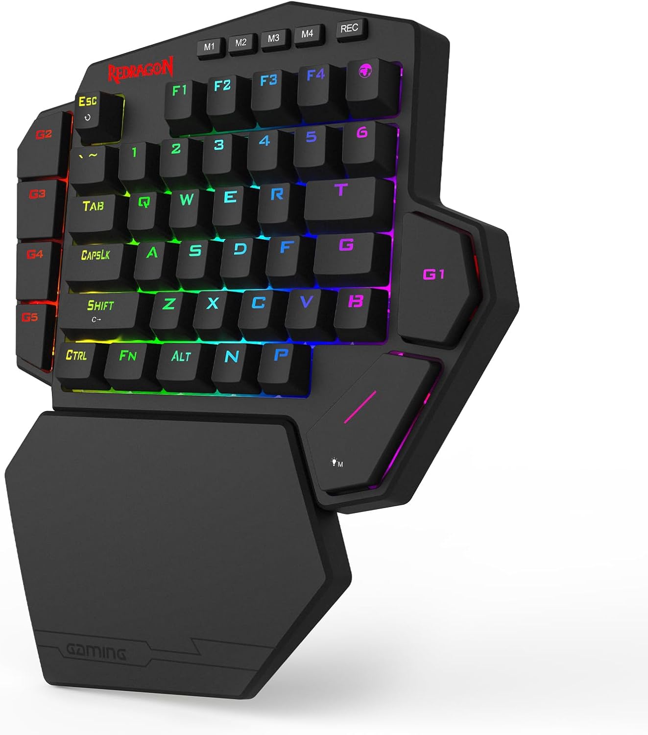 Unleash Your Gaming Potential with the K585 HE Rapid Trigger One-Handed Mechanical Keyboard - Featuring Next-Gen UltraMag Switches and a Detachable Wrist Rest