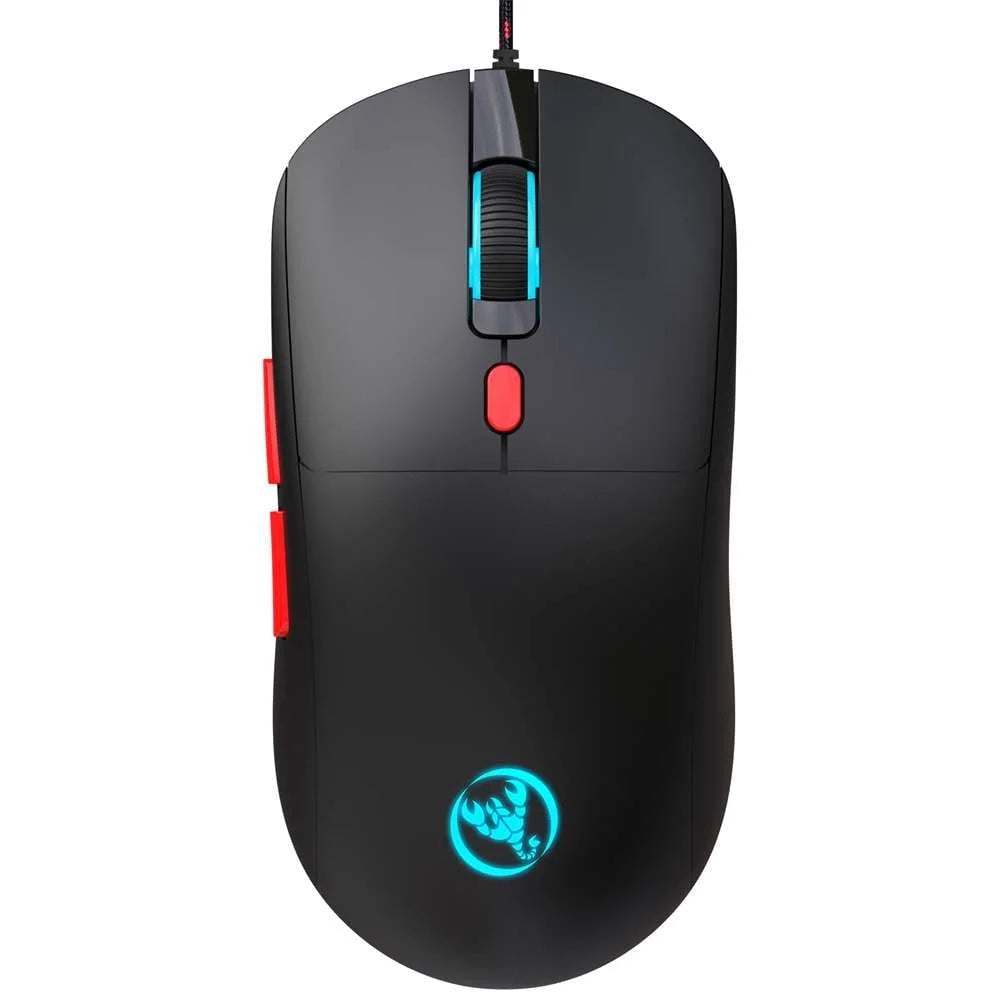 USB Wired Gaming Mouse,Usb Computer Mouse with 4 Adjustable DPI, RGB Backlit LED, Side Buttons, Ergonomic Design Mice for PC, Laptop, Windows, Mac, Vista, Linux, Gamer,White