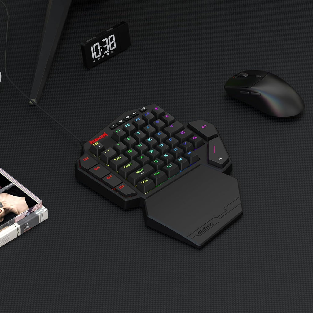 Unleash Your Gaming Potential with the K585 HE Rapid Trigger One-Handed Mechanical Keyboard - Featuring Next-Gen UltraMag Switches and a Detachable Wrist Rest