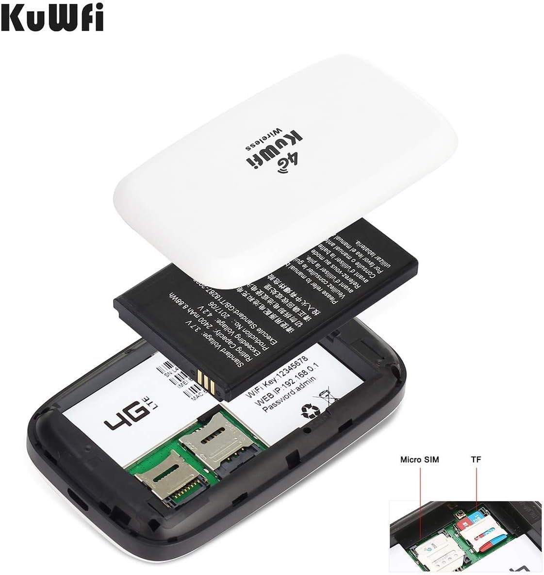 Dispositivo WIFI Router 4G Para Tener Internet Portatil Con Bateria Recargable