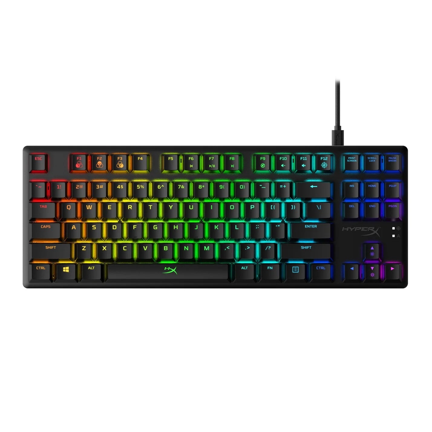 Alloy Origins Core - Tenkeyless Mechanical Gaming Keyboard, Software Controlled Light & Macro Customization, Compact Form Factor, RGB LED Backlit, Tactile  Aqua Switch