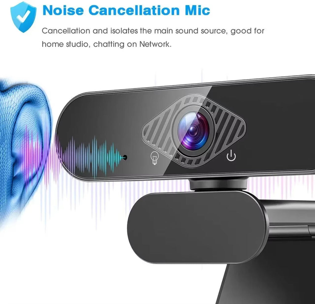 1080P Full HD USB Webcam for PC Desktop,Laptop Web Camera with Microphone LOT