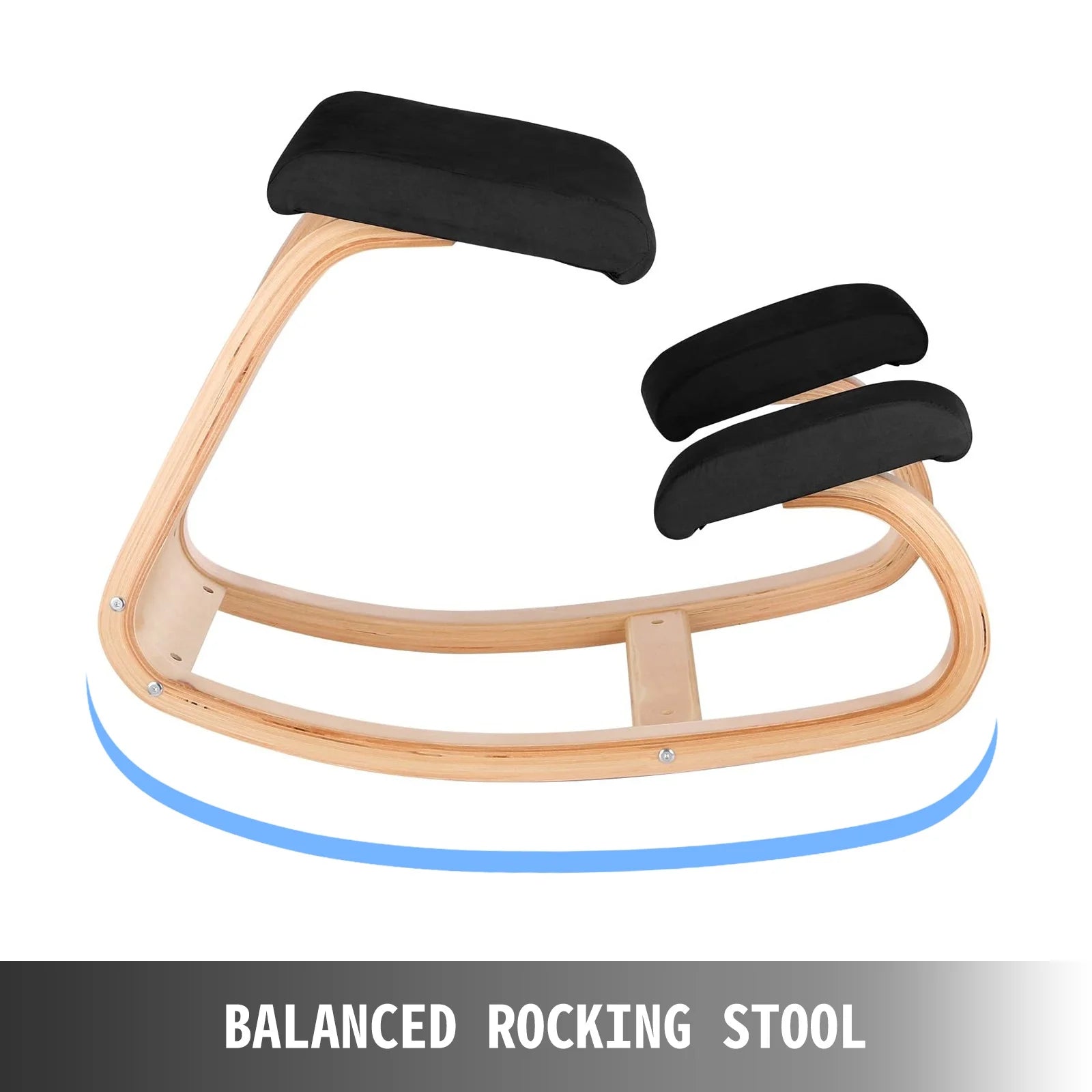 Ergonomic Kneeling Chair Beech Wood Ergonomic Kneeling Office Chair Perfect for Body Shaping and Relieving Stress
