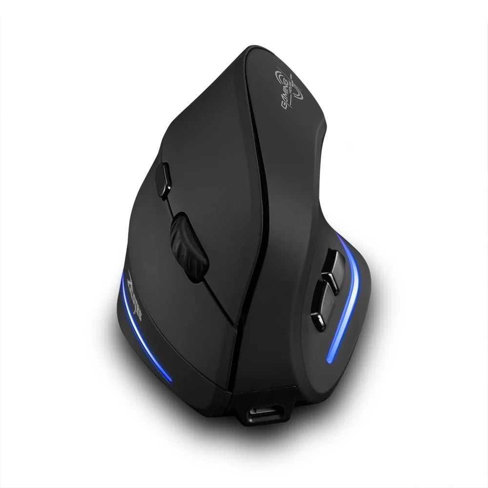 F-35 Mouse Wireless Vertical Mouse Ergonomic Rechargeable 2400 DPI Optional Portable Gaming Mouse for Laptop PC Computer