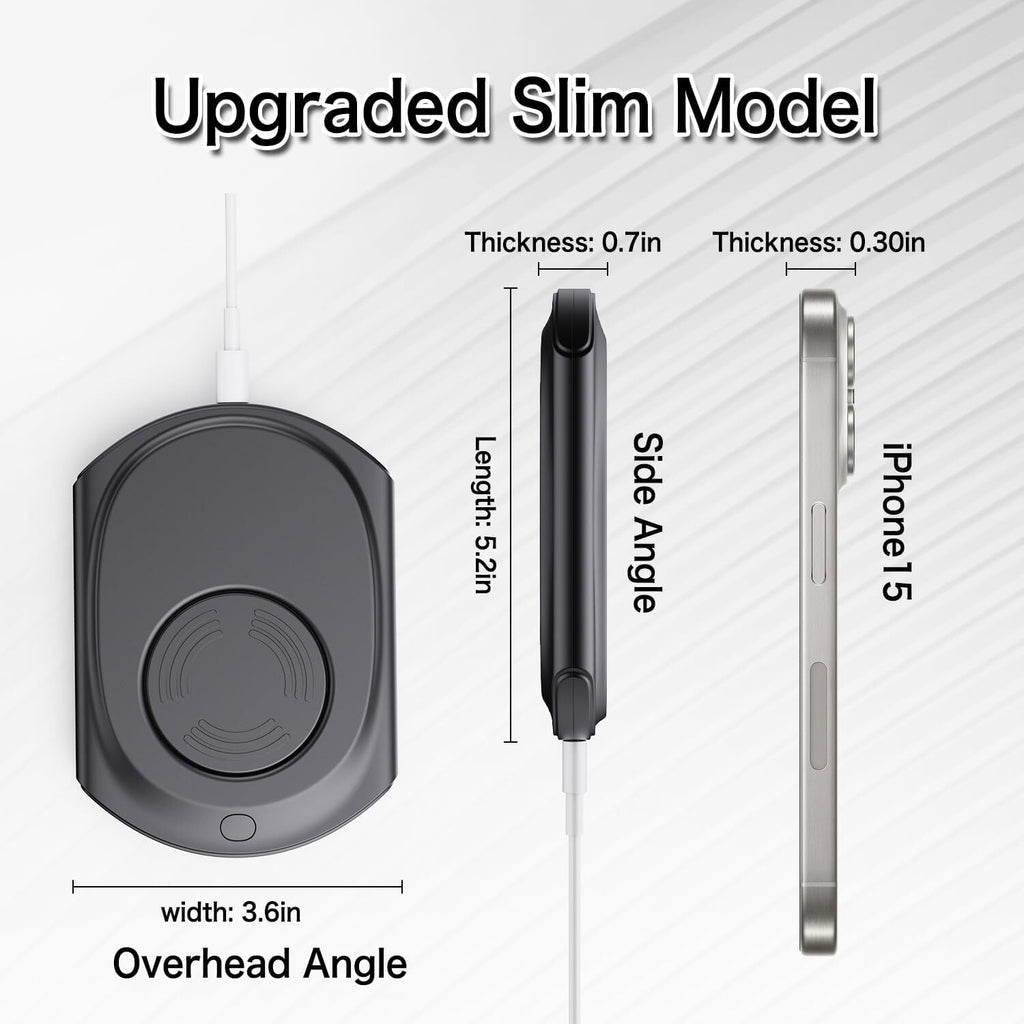 Mouse Jiggler, Ultra Slim, 20Db Quiet & Noiseless, Undetectable Mouse Mover