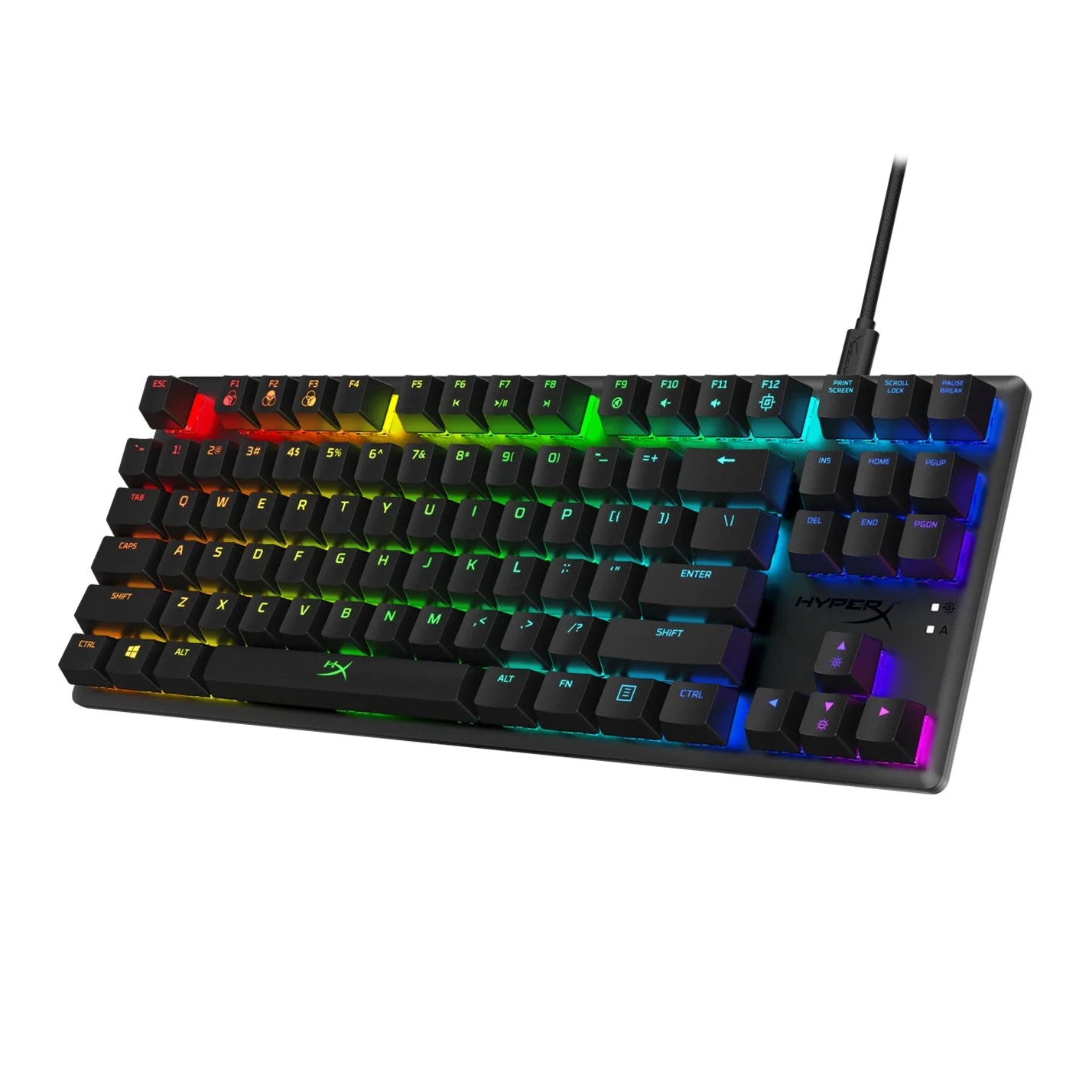 Alloy Origins Core - Tenkeyless Mechanical Gaming Keyboard, Software Controlled Light & Macro Customization, Compact Form Factor, RGB LED Backlit, Tactile  Aqua Switch