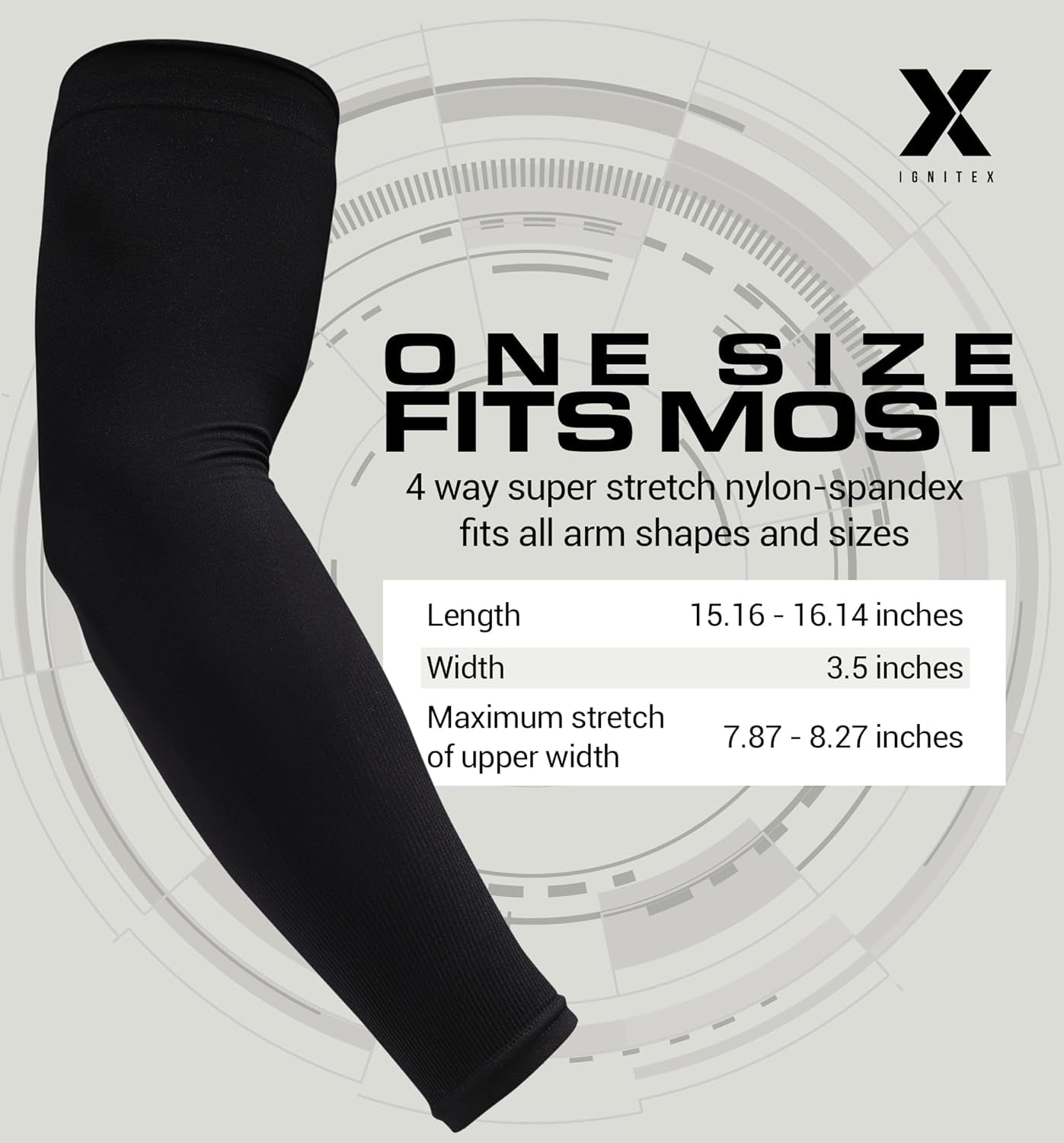 Gaming Arm Sleeves - Gaming Sleeve for PC Gamers - Gaming Compression Sleeves - Gaming Arm Sleeve for E-Sports