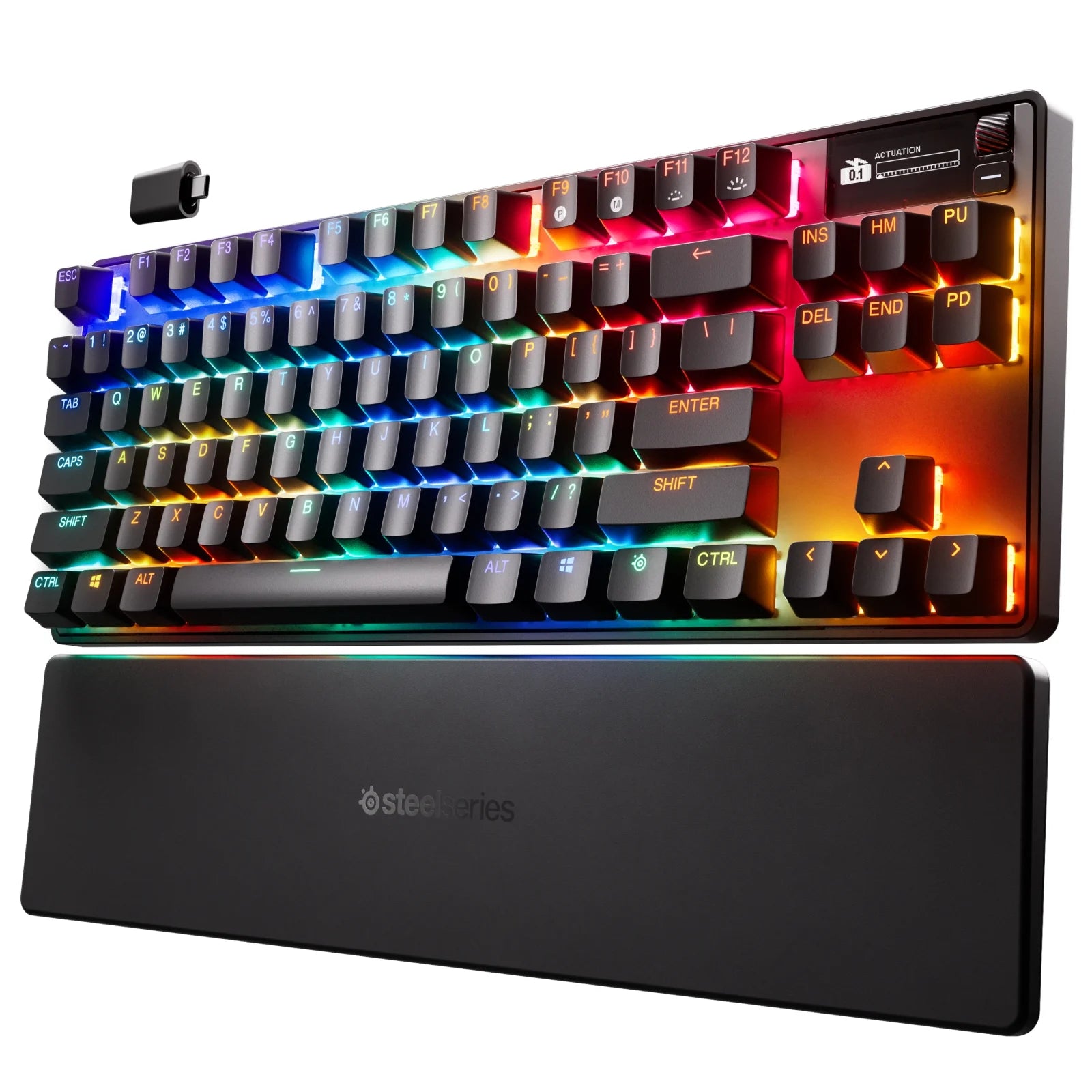 Apex Pro TKL Wireless Mechanical Gaming Keyboard with Rapid Tap – Tenkeyless – RGB – USB-C - PC, Mac